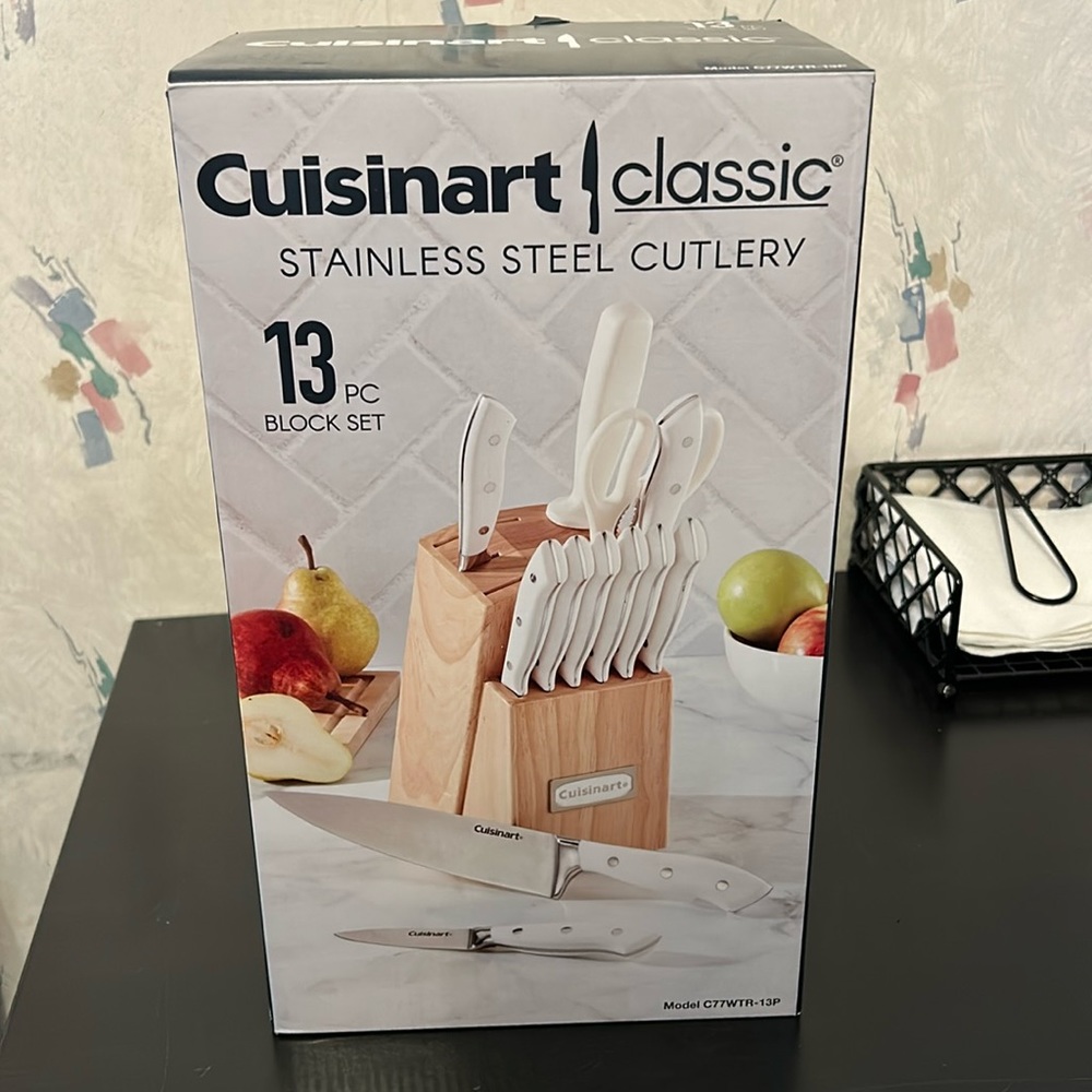 New in box Cuisinart stainless steel cutlery